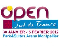 L'Open Sud de France. Du 30 janvier au 5 février 2012 à Montpellier. Herault. 